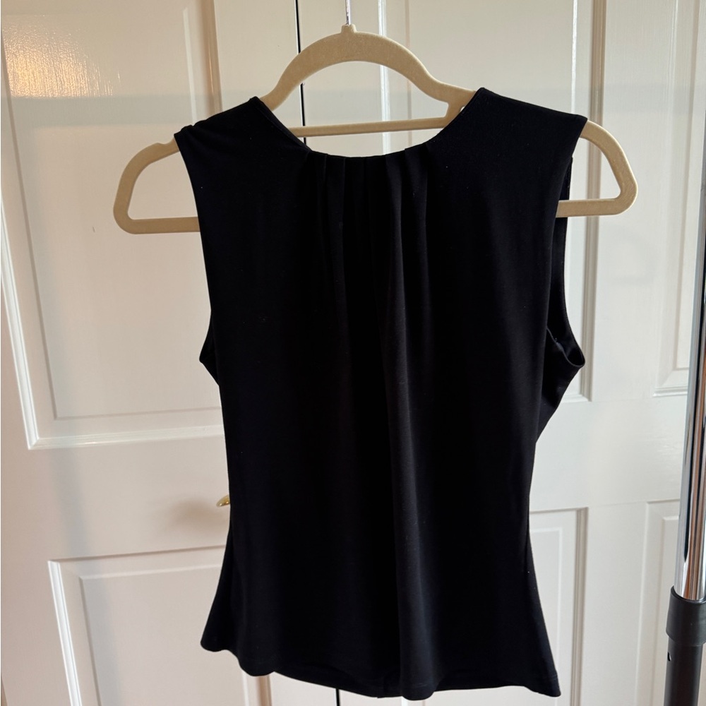 Calvin Klein Black Fitted Sleeveless Tank Top
